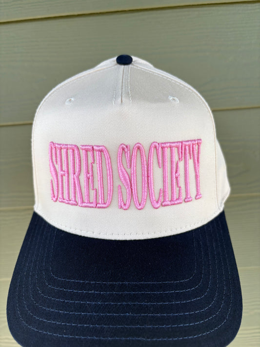 Shred Society Hat - Pink & Blue
